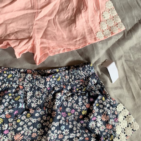 GIRLS - 5pc lot sz L (6/7/8) NWT TOUGHSKINS tank top short sleeve shirts, shorts - Picture 10 of 11